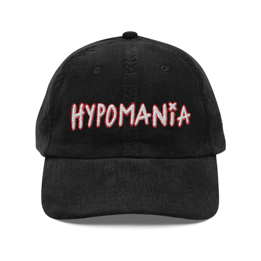 Hypomania - Embroidered Corduroy Hat