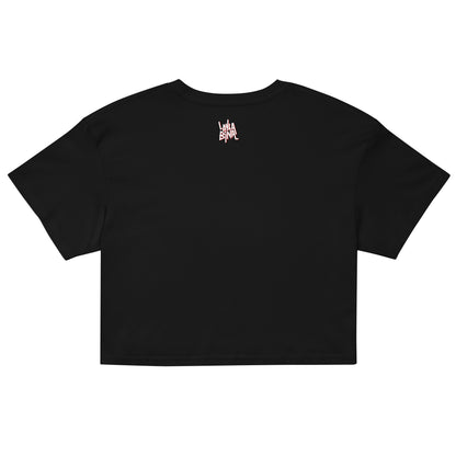 White Widow - Embroidered Crop Top